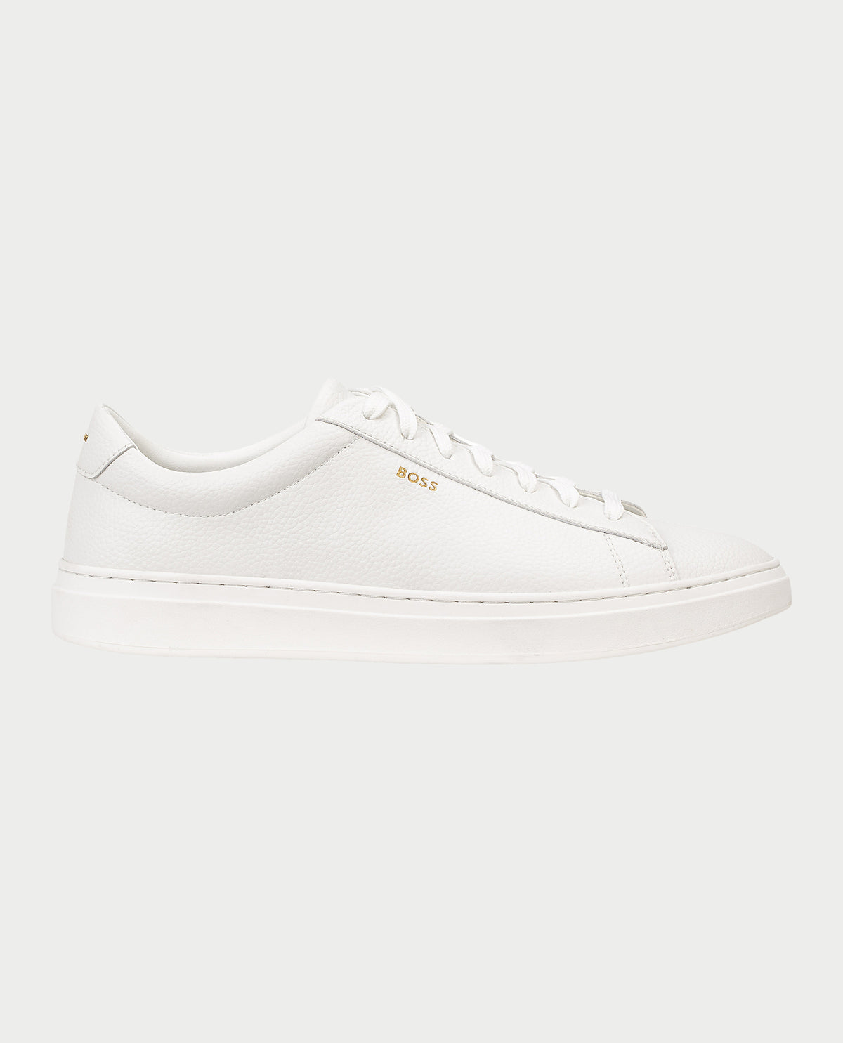 Sneakers Kieran uomo Boss in pelle martellata 