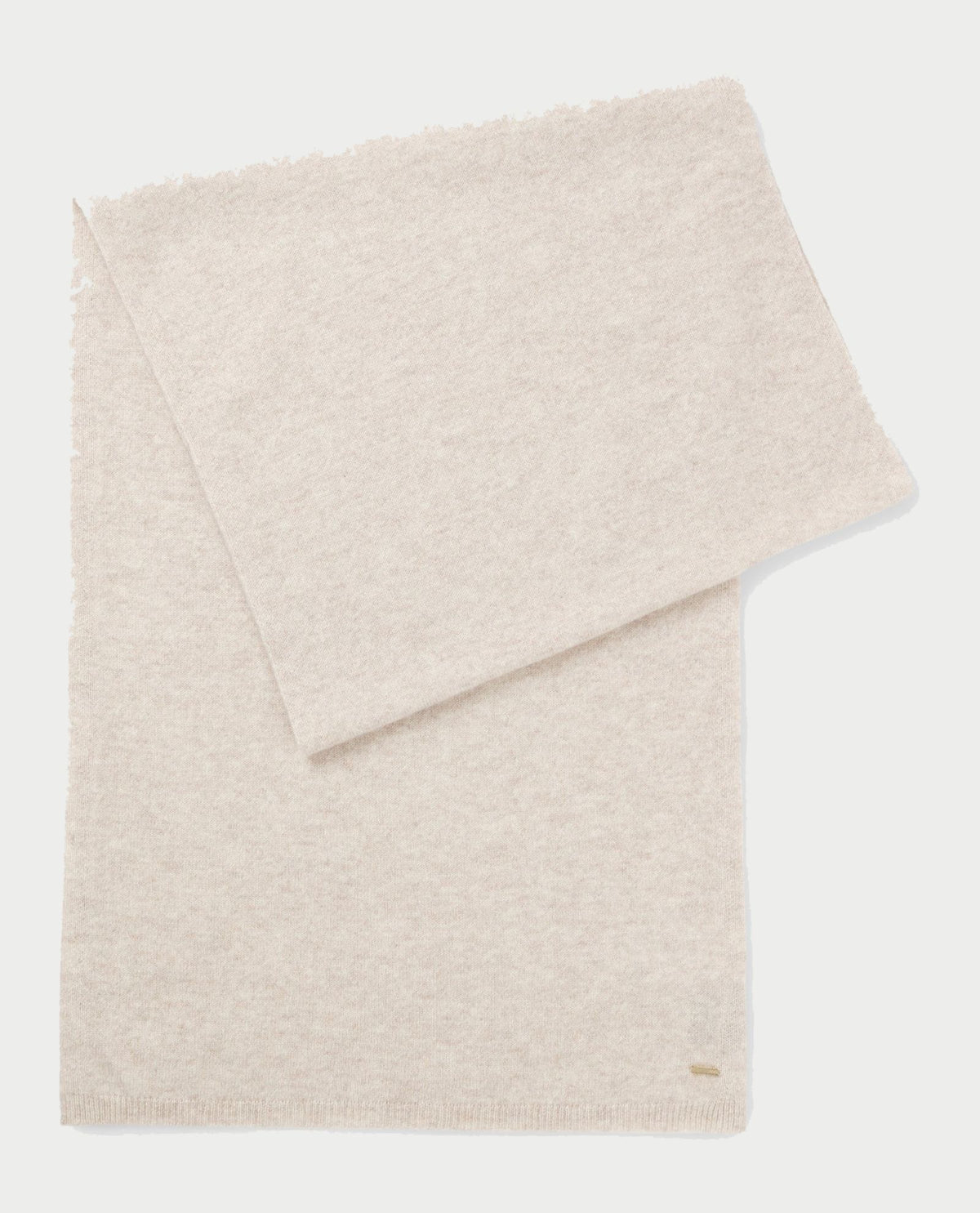 Sciarpa in cashmere con dettaglio logato Boss donna 