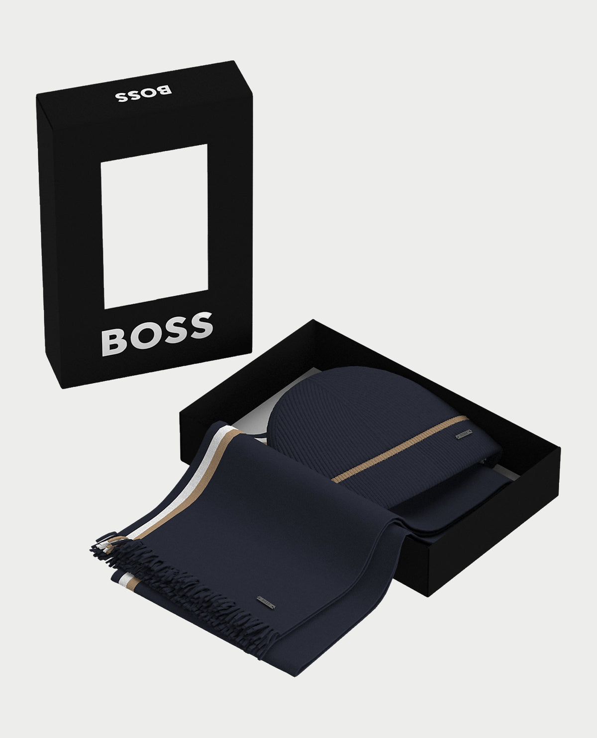 Set sciarpa e cappello Henzo di Boss 