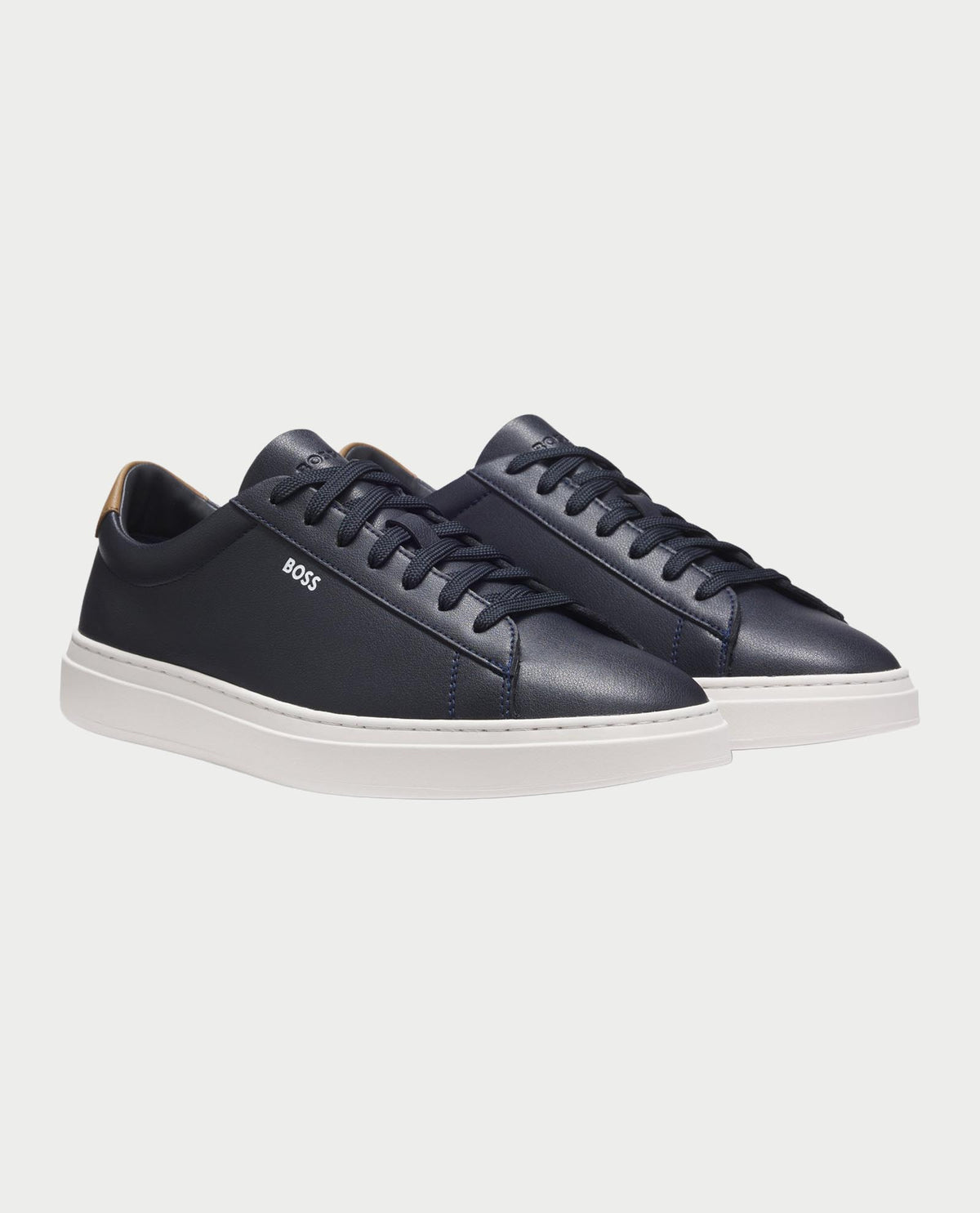 Sneakers uomo Boss con tallone a contrasto 