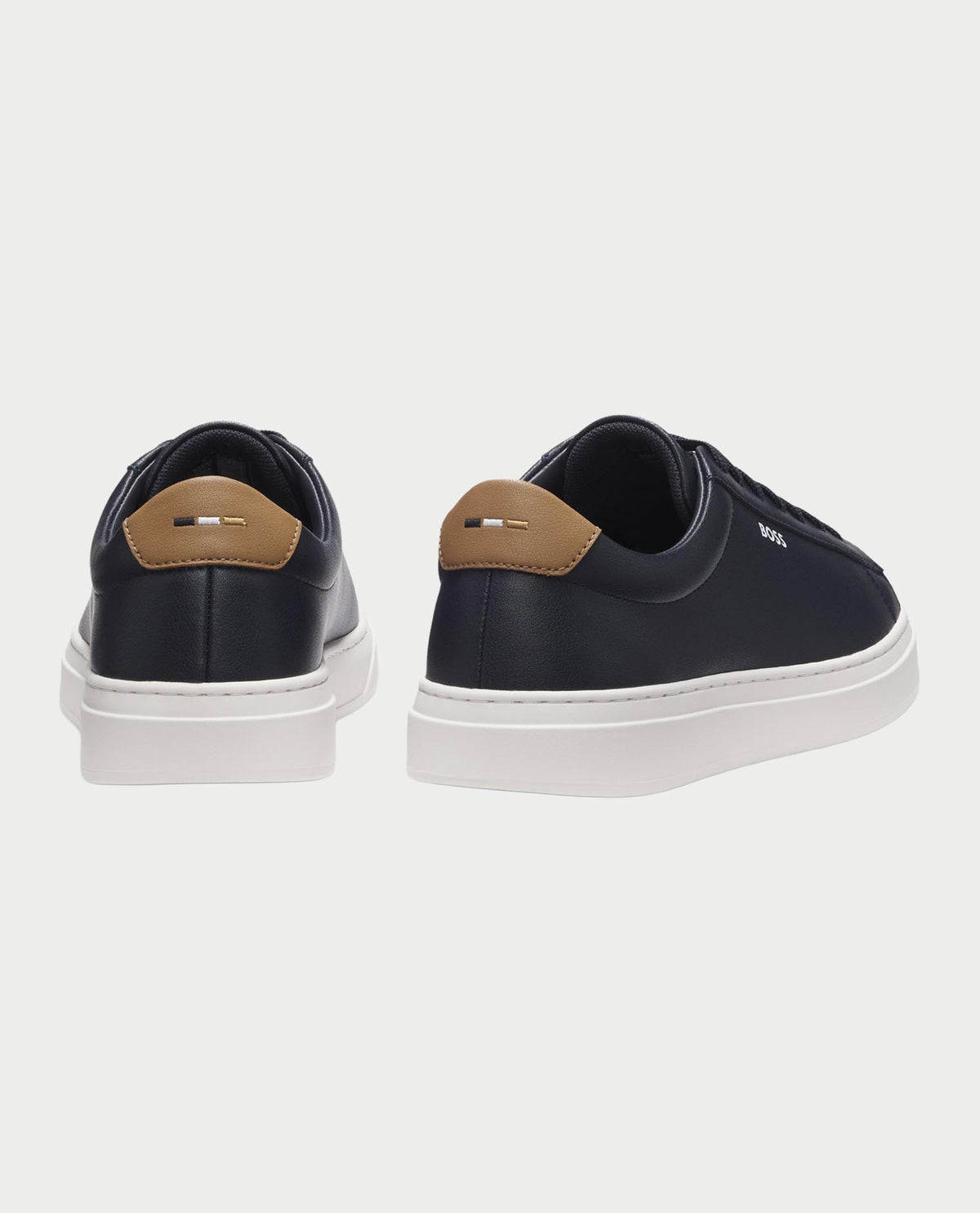Sneakers uomo Boss con tallone a contrasto 