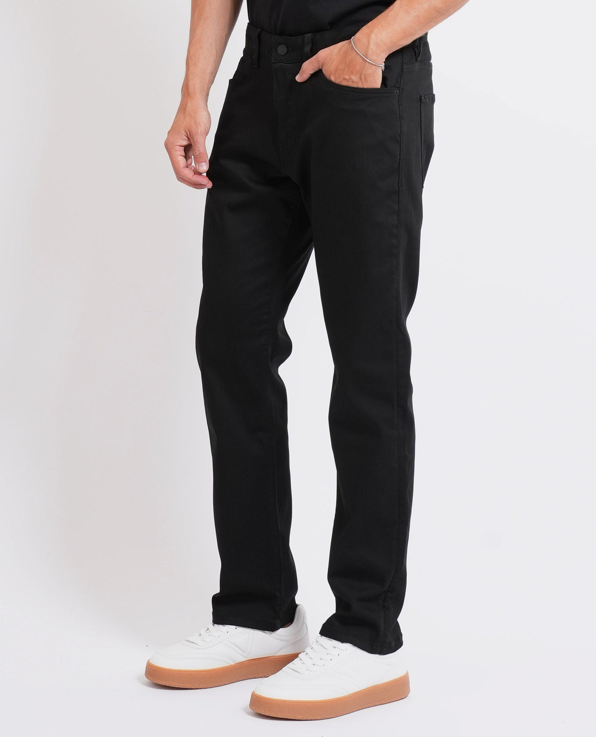 Pantaloni Delaware uomo Boss in twill 