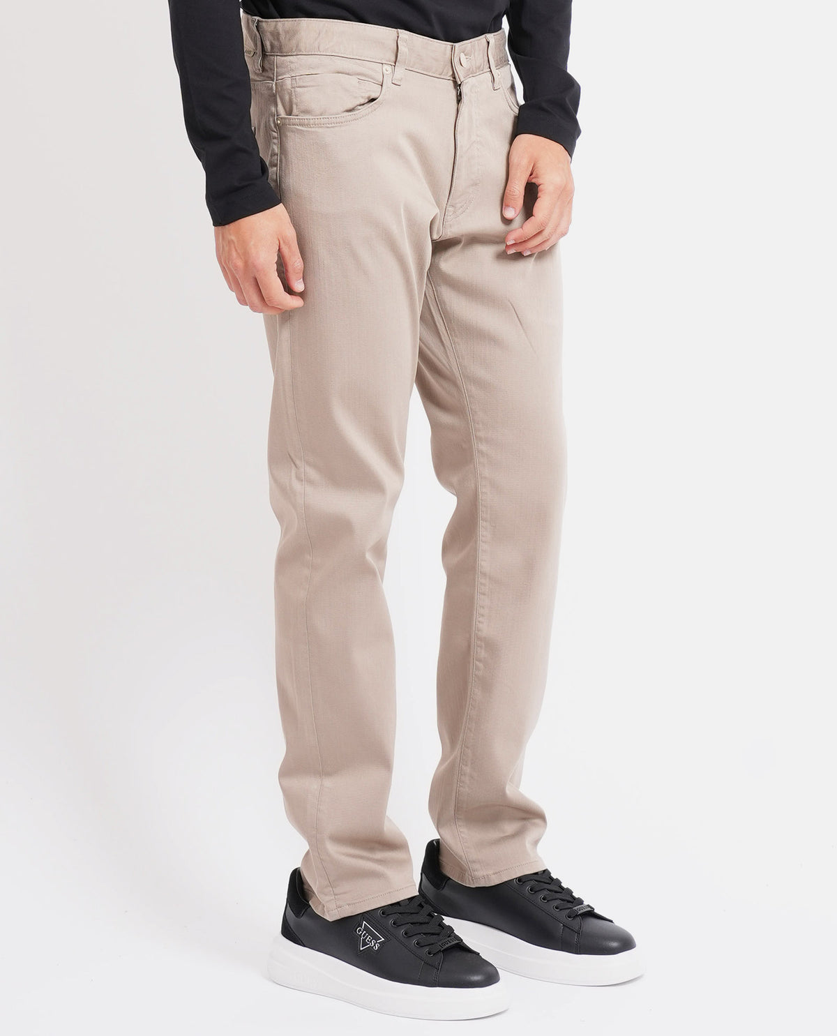 Pantaloni Delaware uomo Boss in twill 