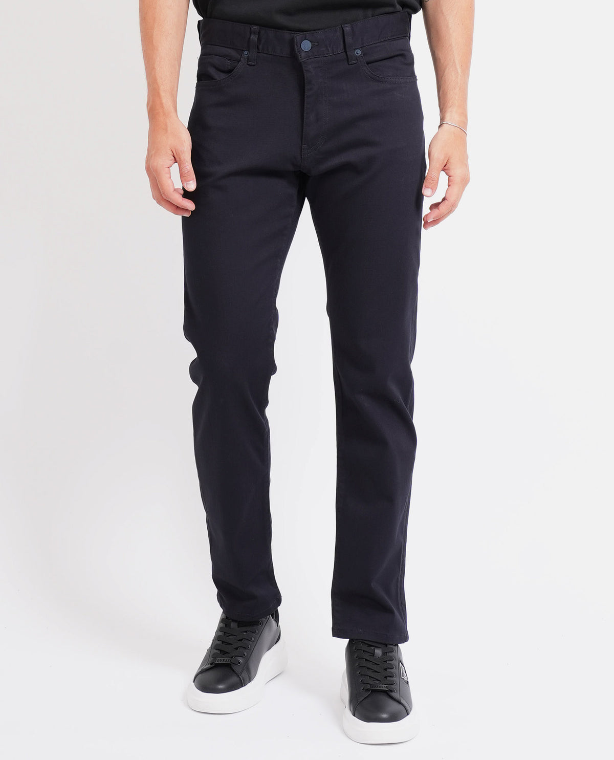 Pantaloni Delaware uomo Boss in twill 