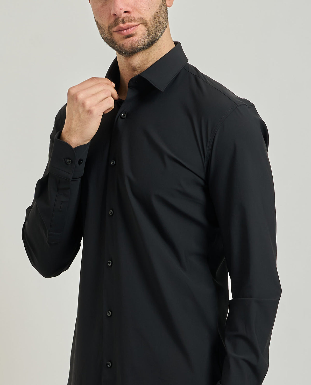 Camicia Hank uomo di Boss in jersey 