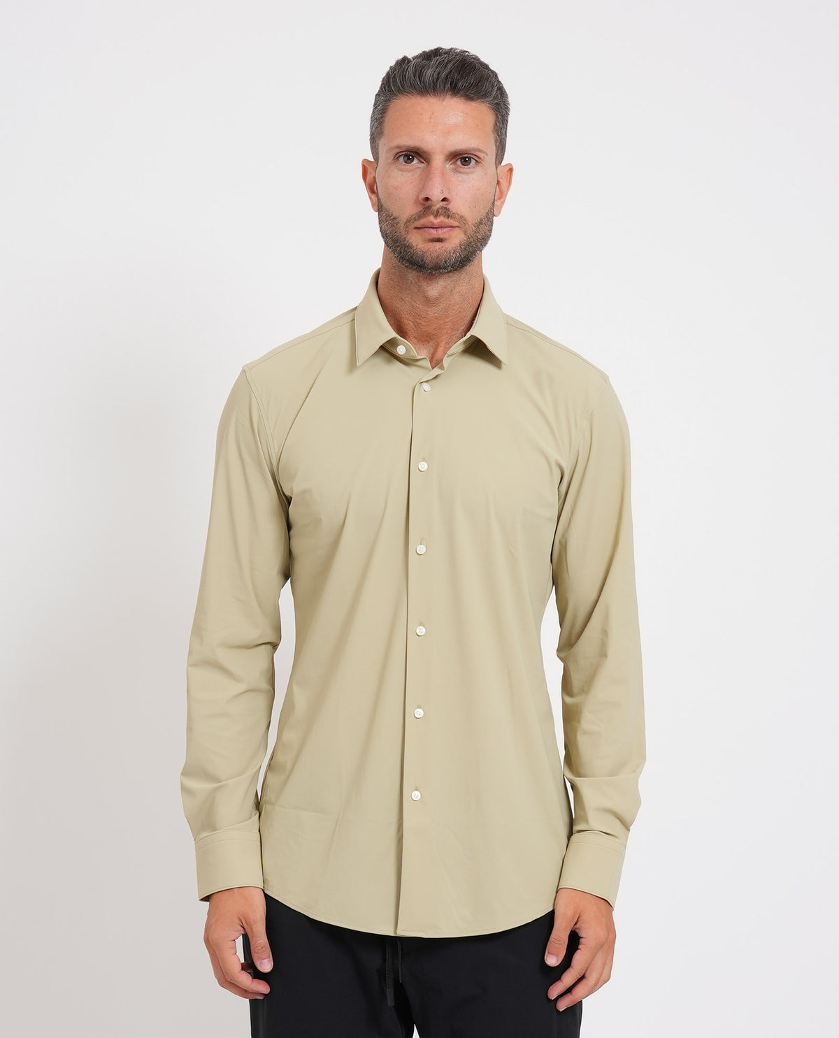 Camicia Hank uomo di Boss in jersey 