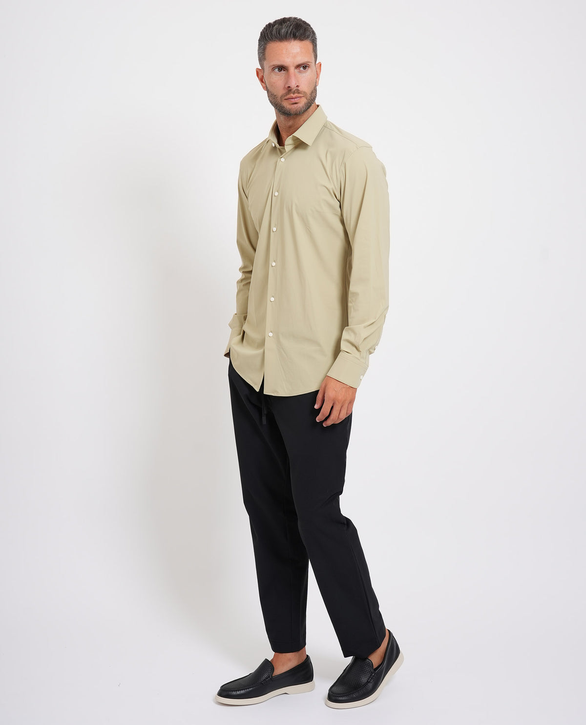 Camicia Hank uomo di Boss in jersey 