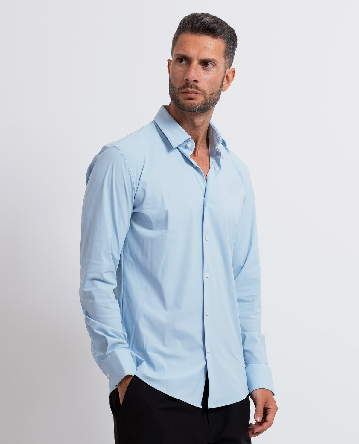 Camicia Hank uomo di Boss in jersey 