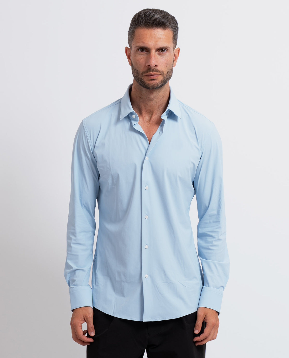 Camicia Hank uomo di Boss in jersey 