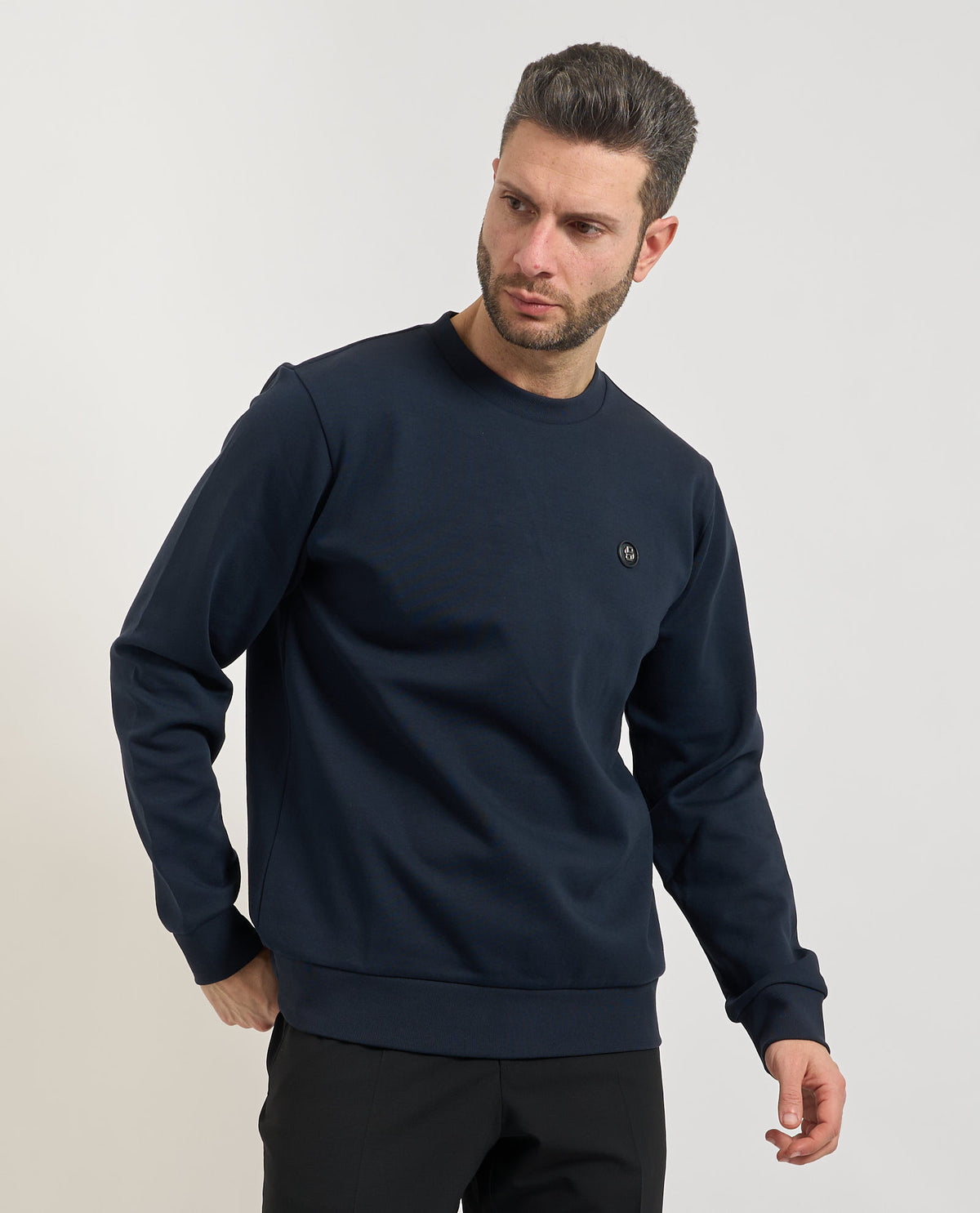 Felpa Sharpe da uomo di Boss maniche lunghe 