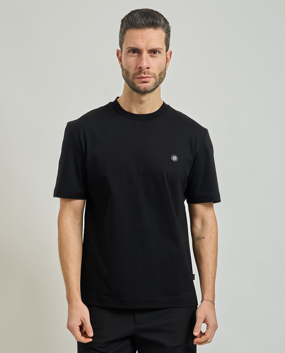 T-shirt Taut uomo di Boss in cotone mercerizzato 