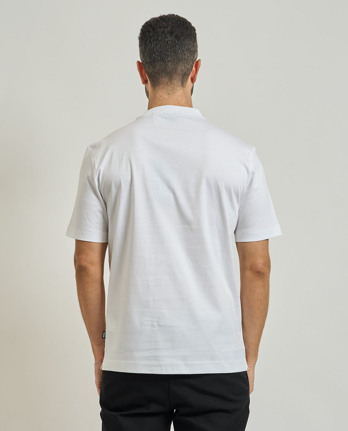 T-shirt Taut uomo di Boss in cotone mercerizzato 