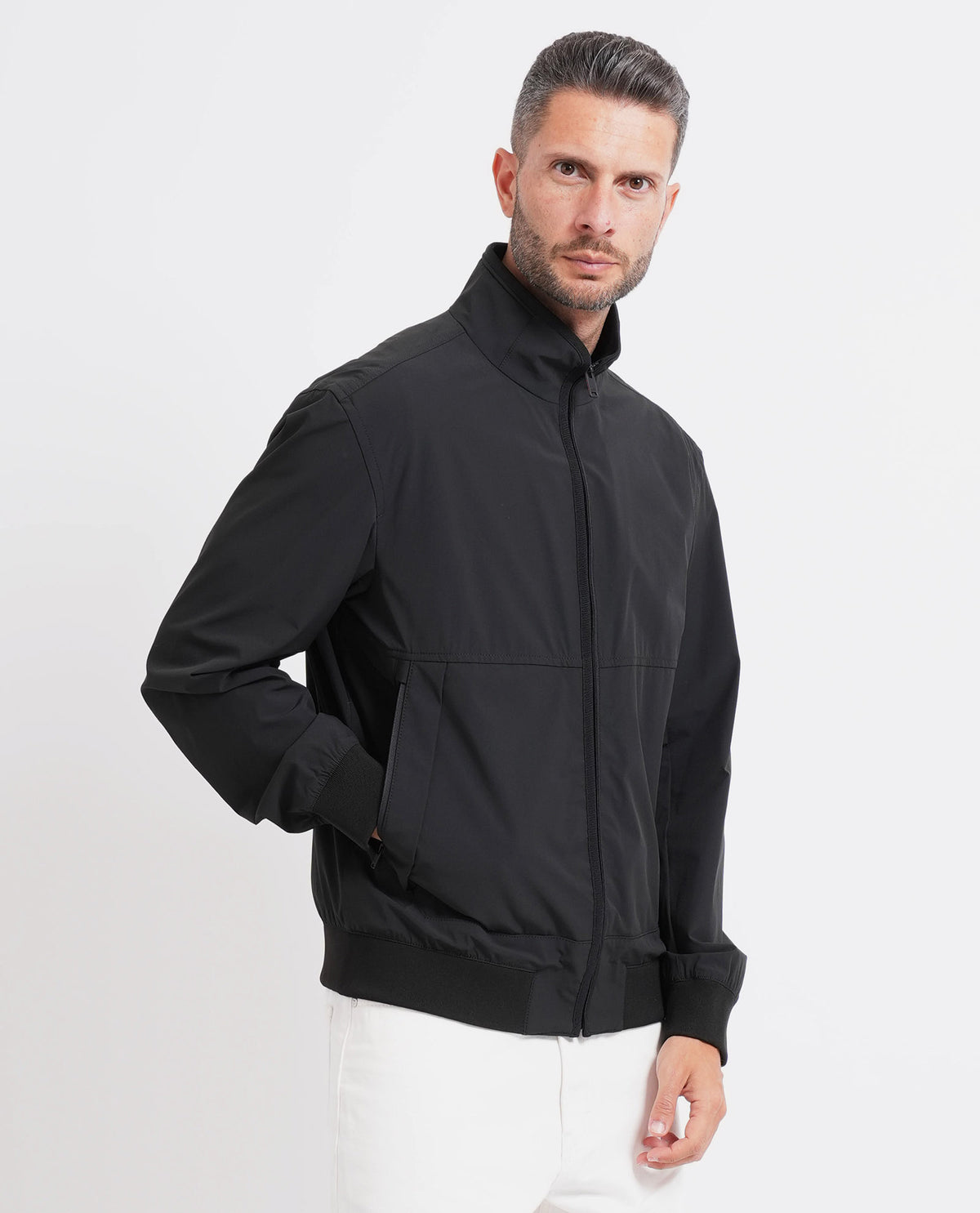 Giubbino uomo Boss in softshell idrorepellente 