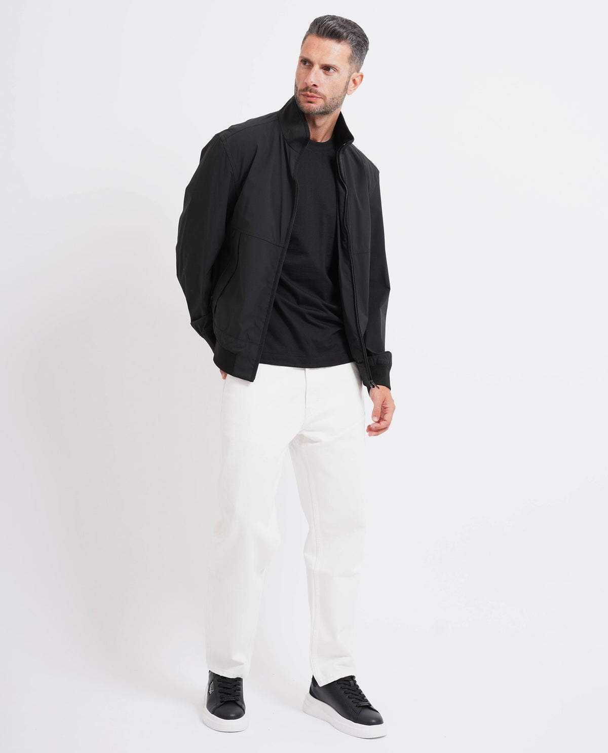 Giubbino uomo Boss in softshell idrorepellente 