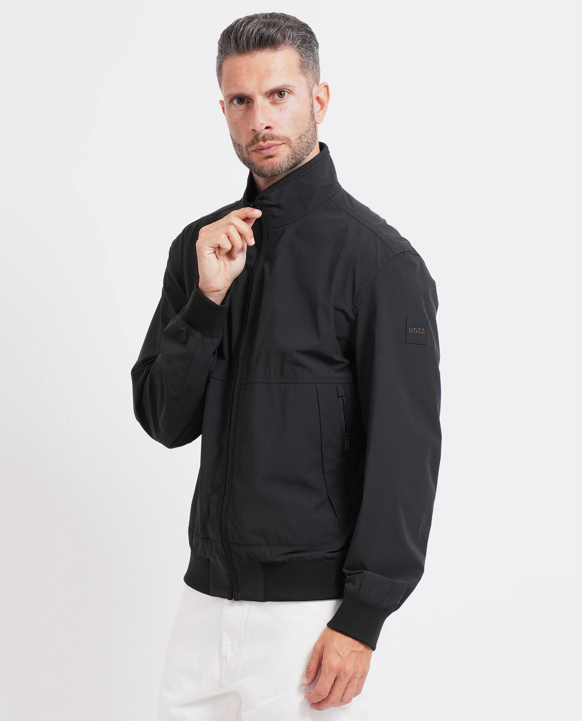 Giubbino uomo Boss in softshell idrorepellente 