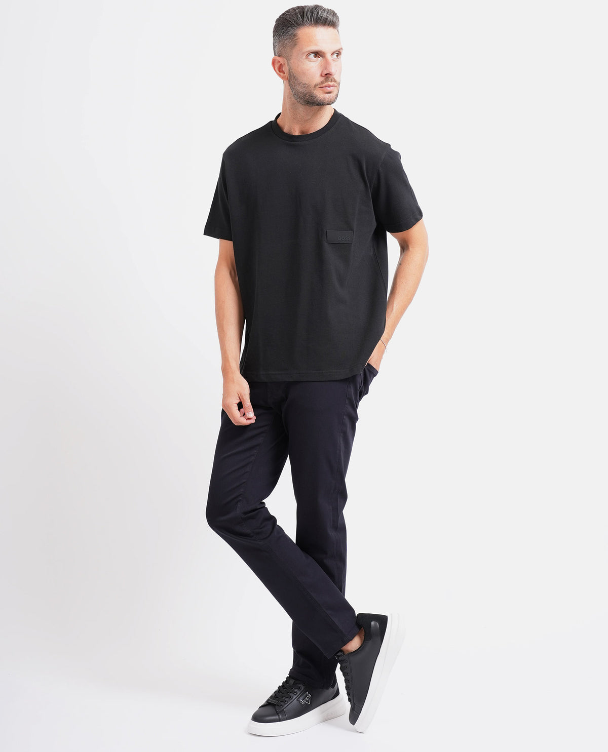 T-shirt uomo Boss girocollo 