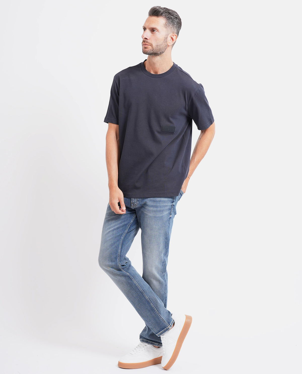 T-shirt uomo Boss girocollo 
