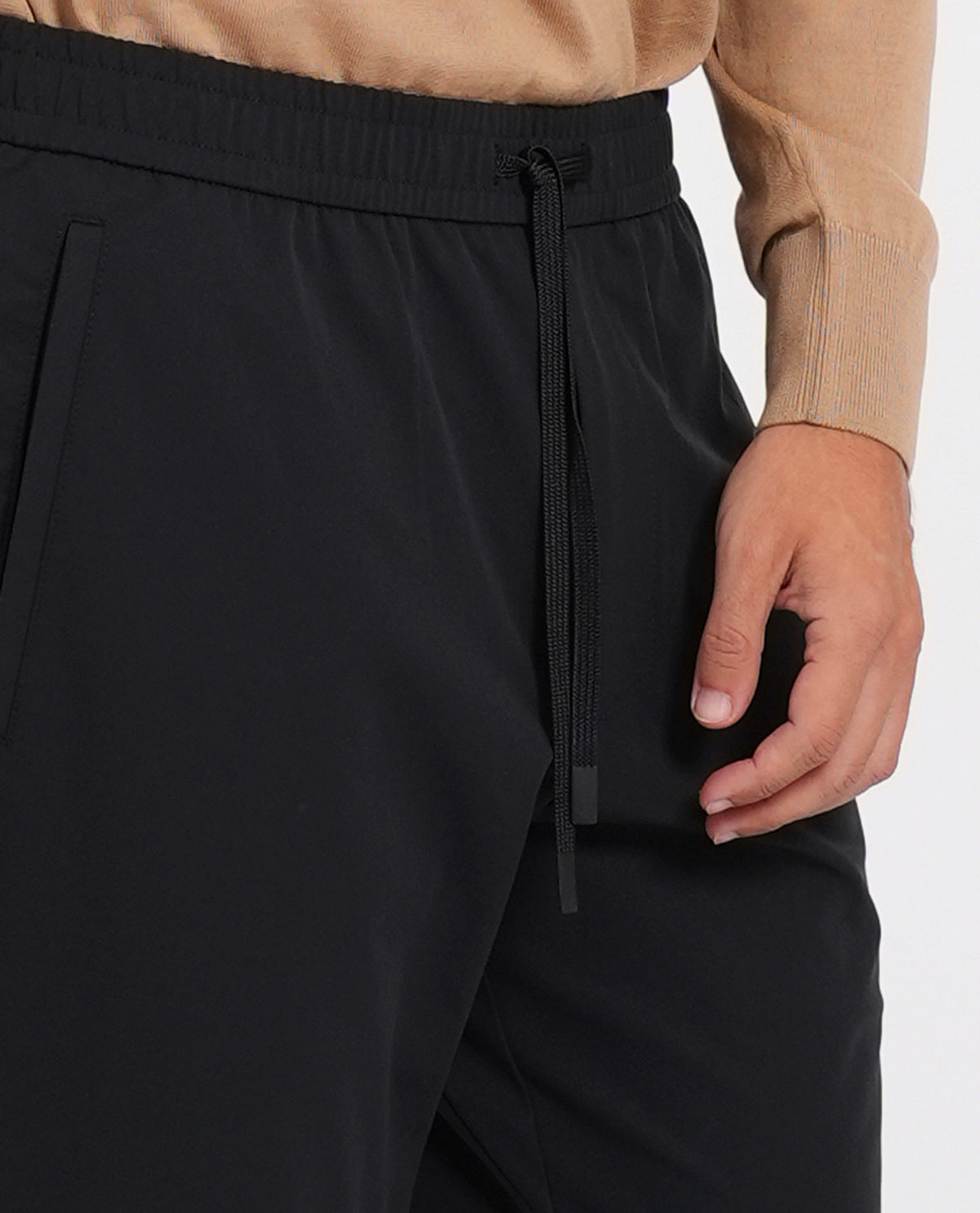 Pantaloni uomo Boss con elastico e coulisse in vita 