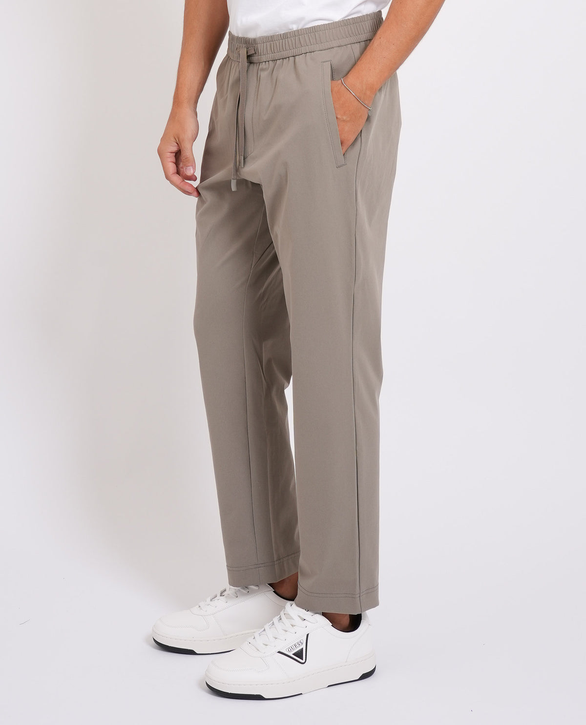 Pantaloni uomo Boss con elastico e coulisse in vita<BR/> 