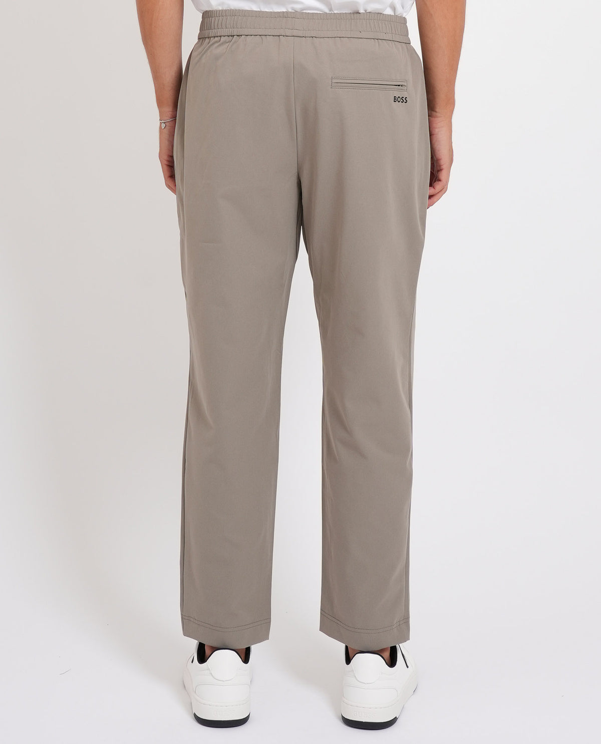 Pantaloni uomo Boss con elastico e coulisse in vita<BR/> 
