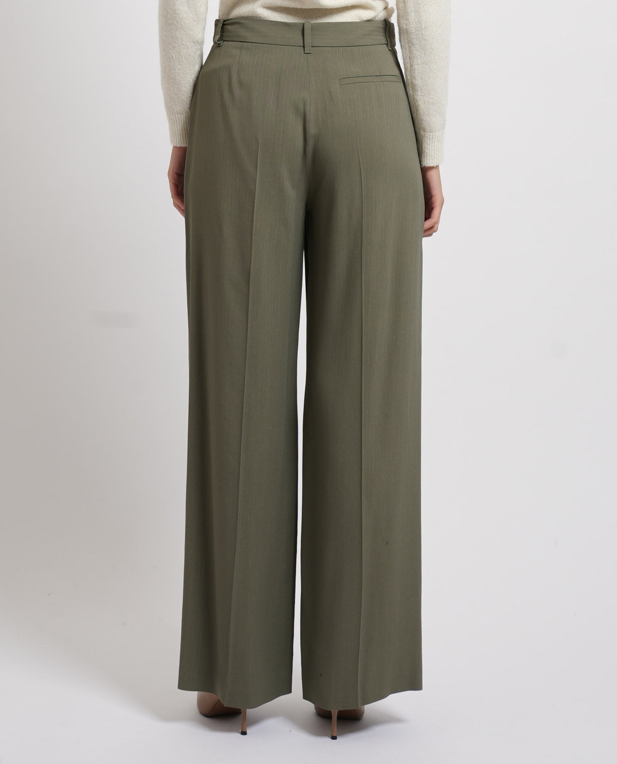 Pantaloni donna Boss in crepè elasticizzato 