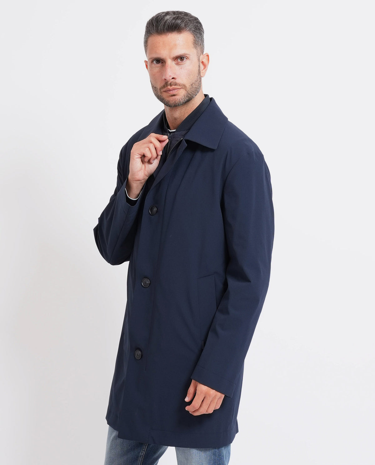 Cappotto uomo di Boss con gilet trapuntato 