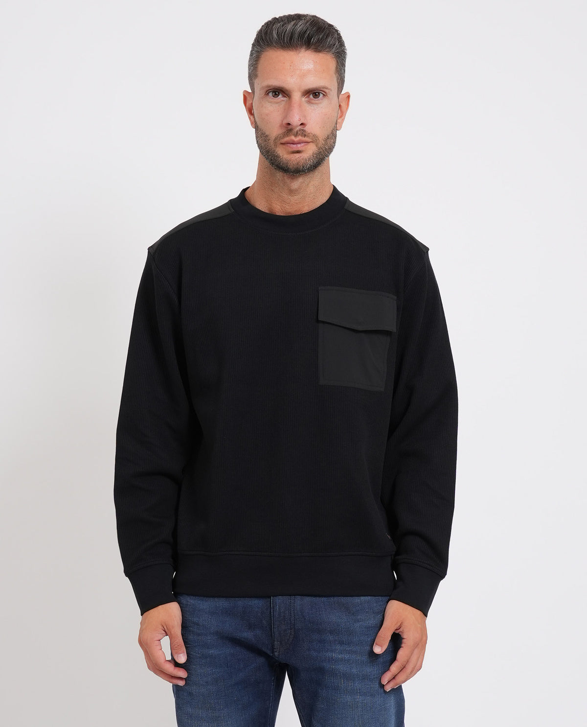 Felpa uomo Boss con tasca 