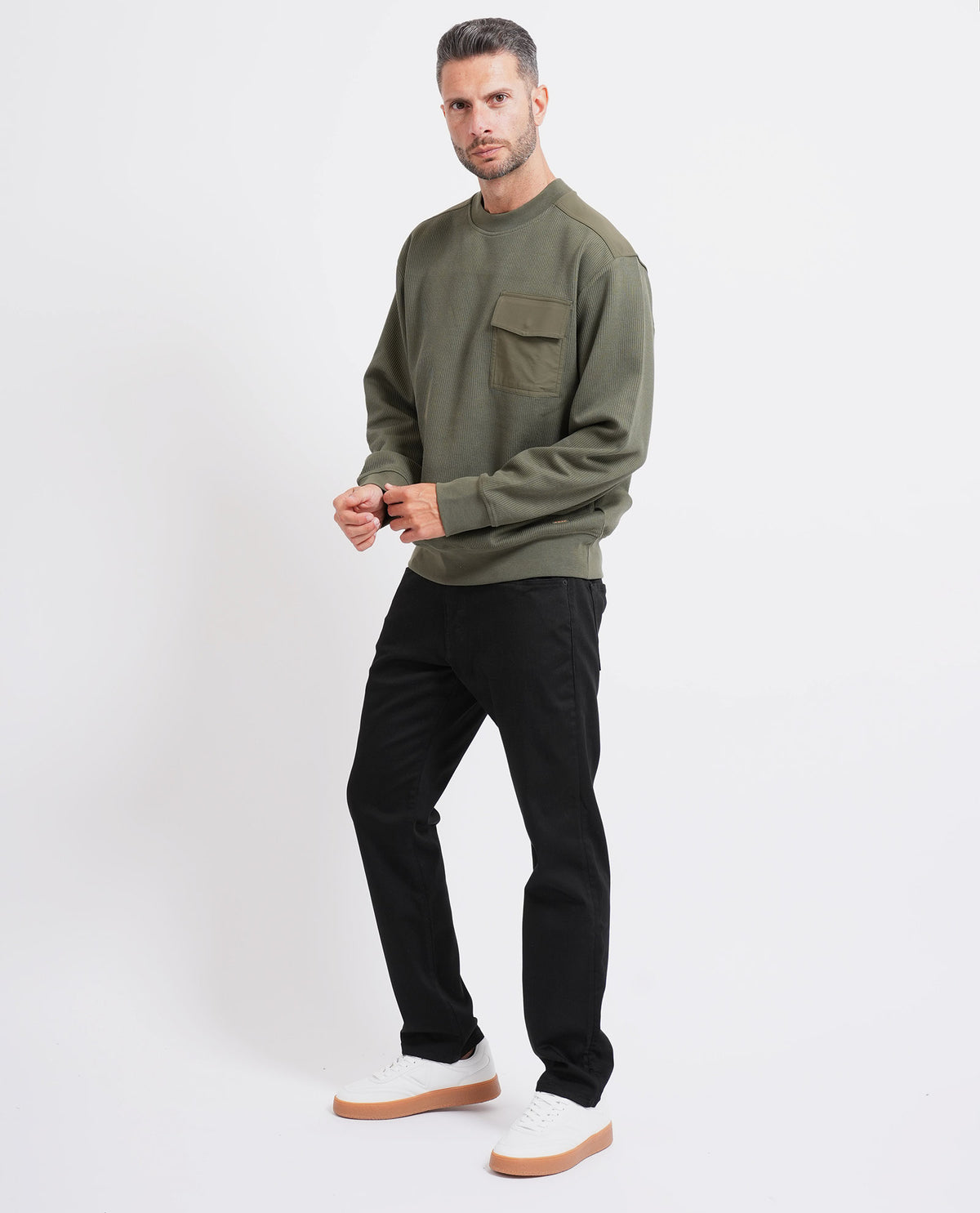 Felpa uomo Boss con tasca 