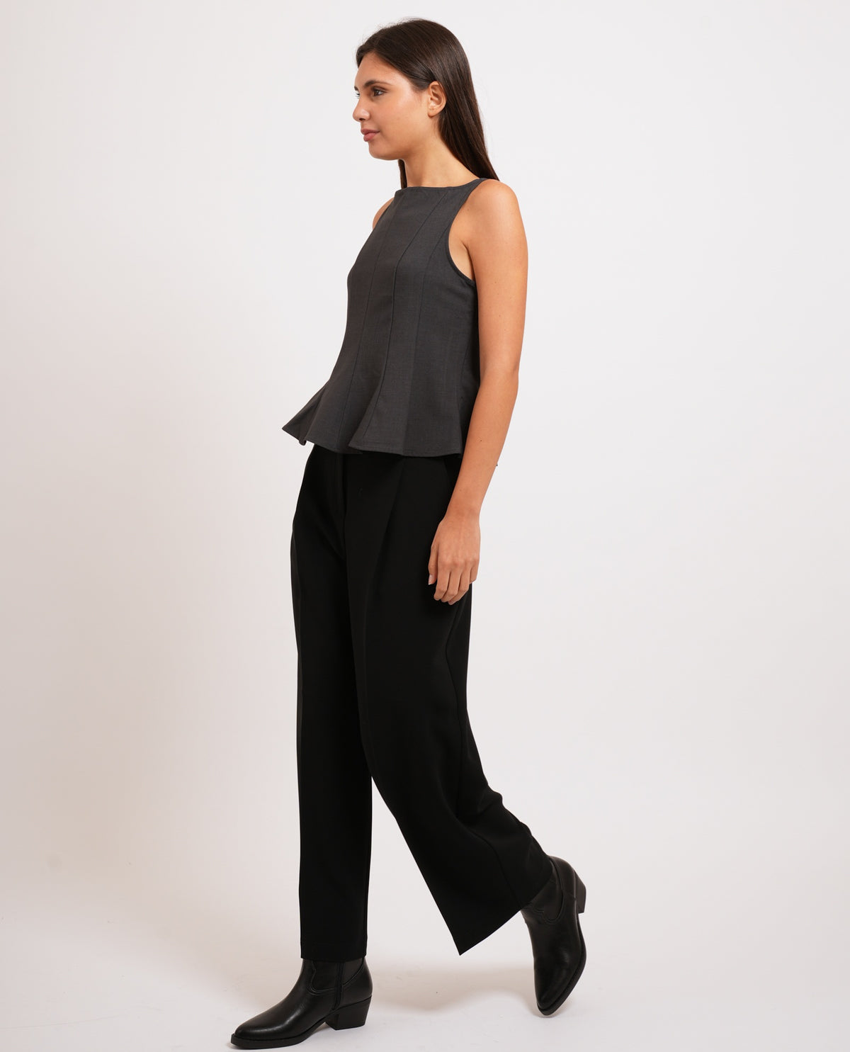 Pantaloni con fondo largo Boss donna 