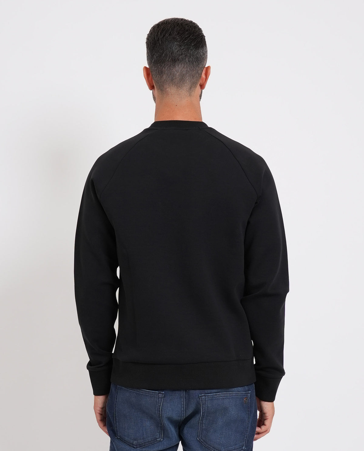 Felpa girocollo Boss uomo con logo<BR/> 