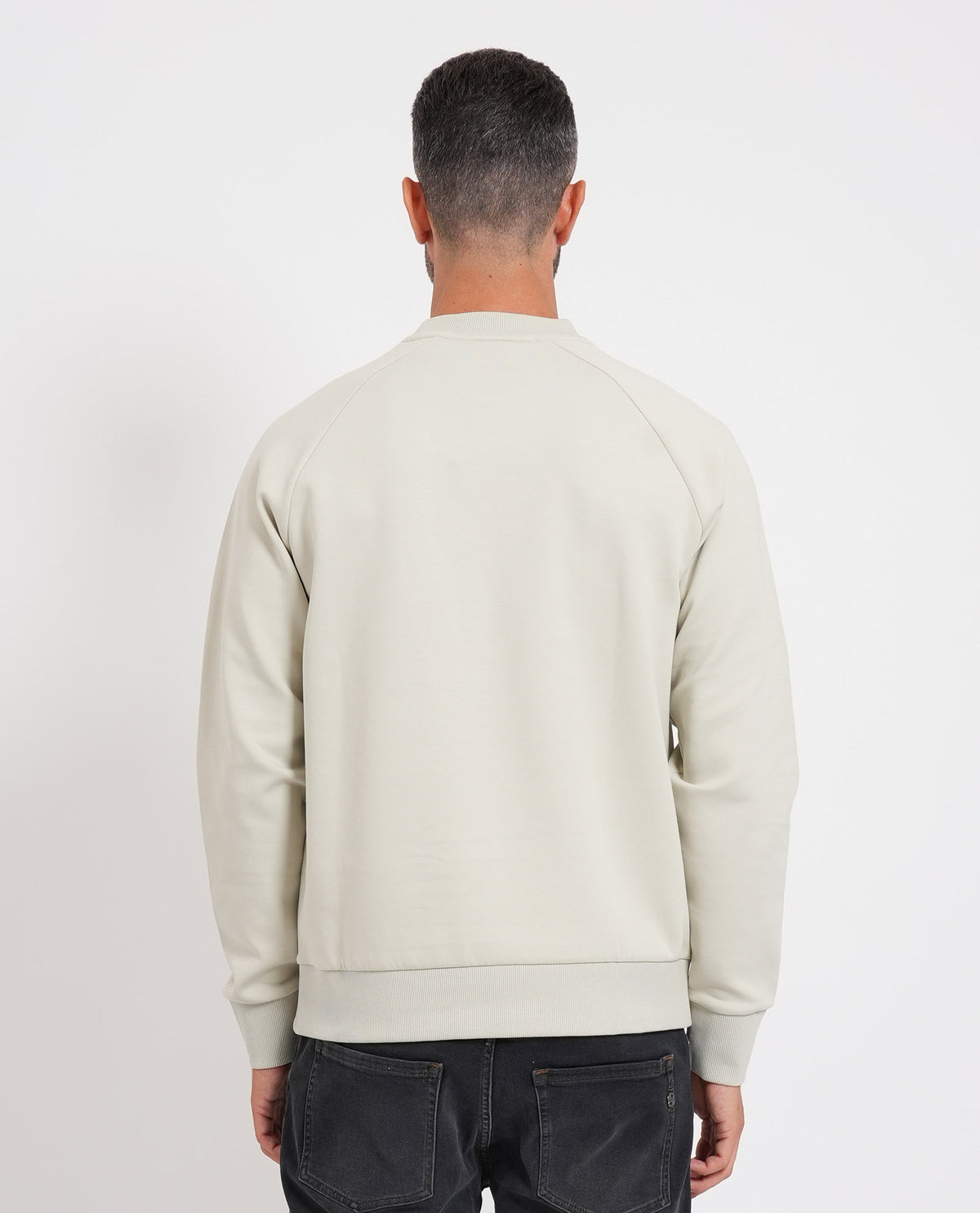 Felpa girocollo Boss uomo con logo<BR/> 