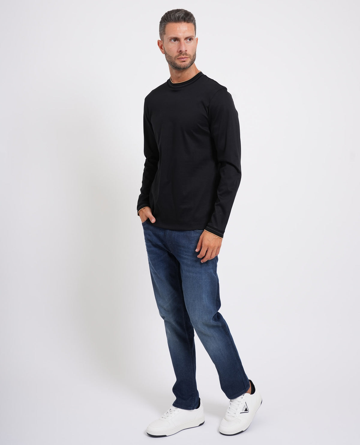 Maglia a manica lunga Boss uomo 