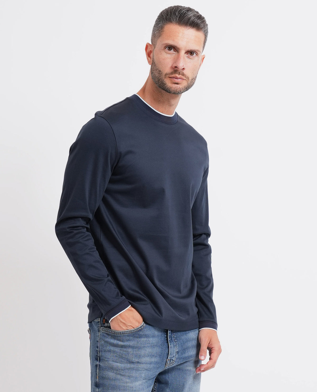 Maglia a manica lunga Boss uomo 