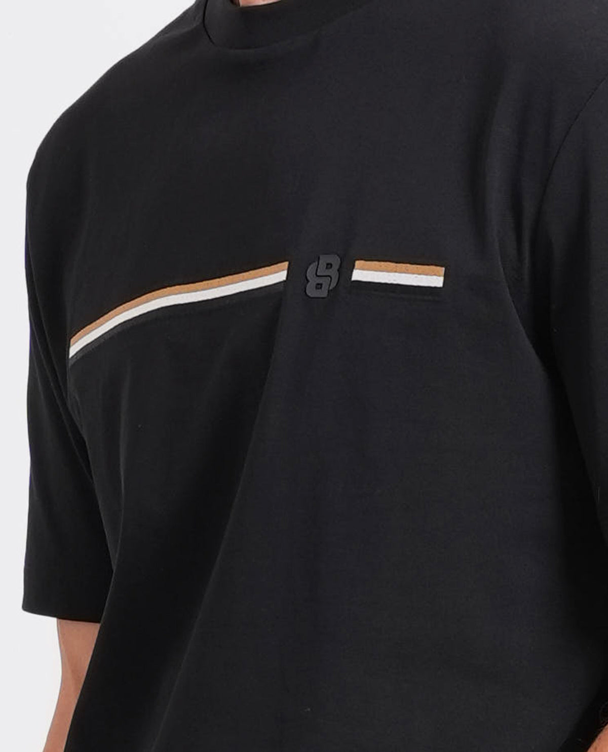 T-shirt girocollo Boss uomo in cotone 