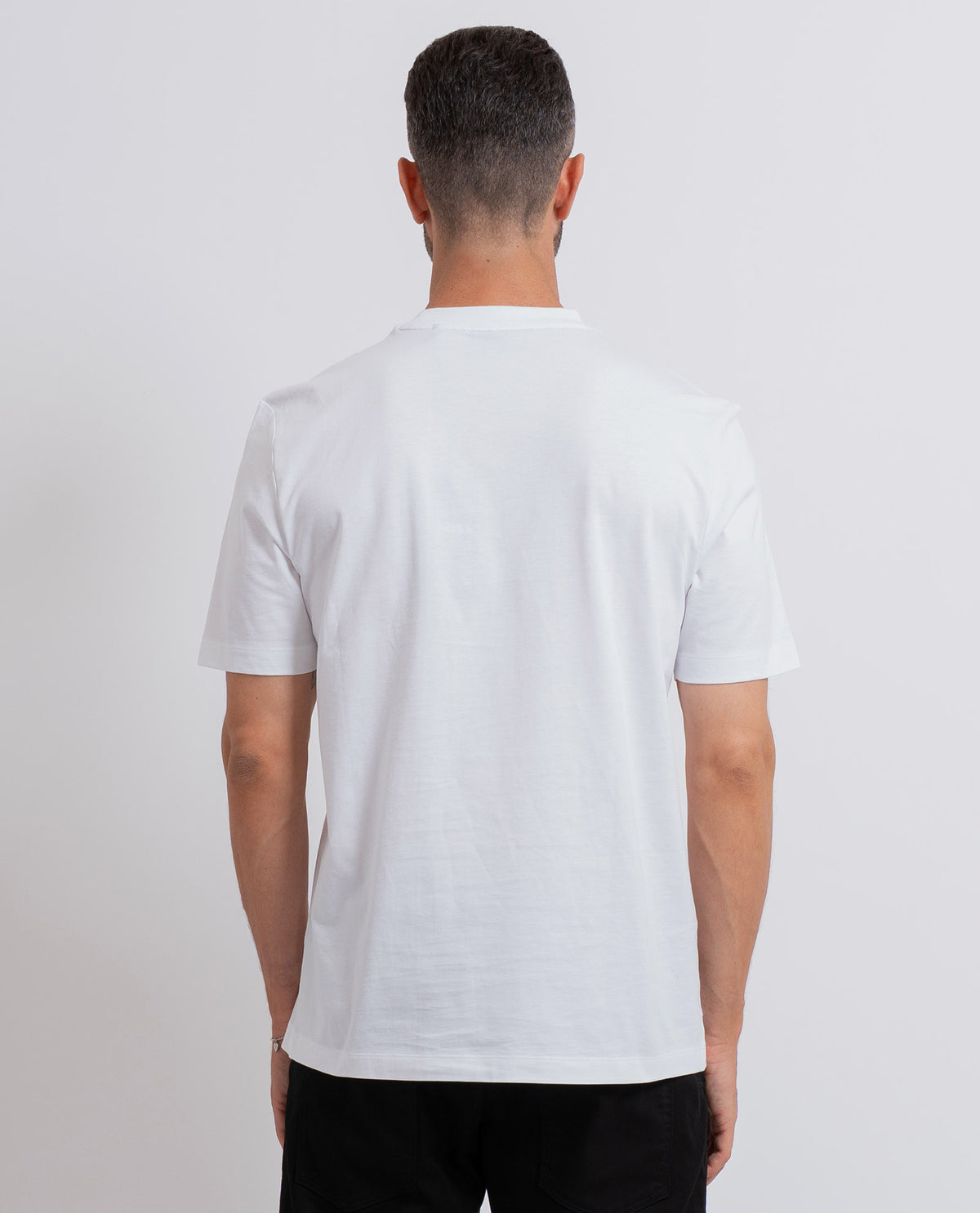 T-shirt girocollo Boss uomo in cotone 