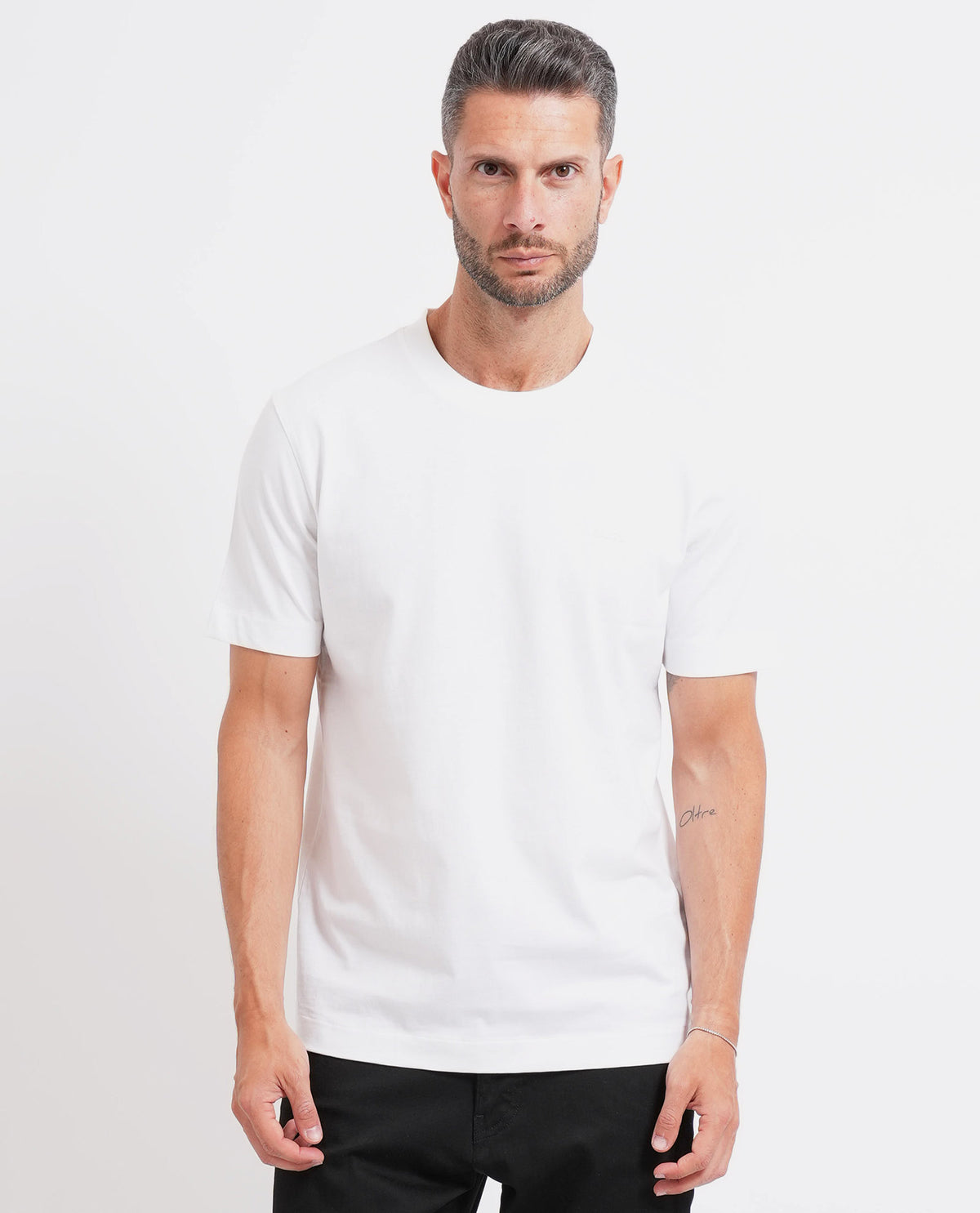 T-shirt in jersey di cotone Boss uomo 