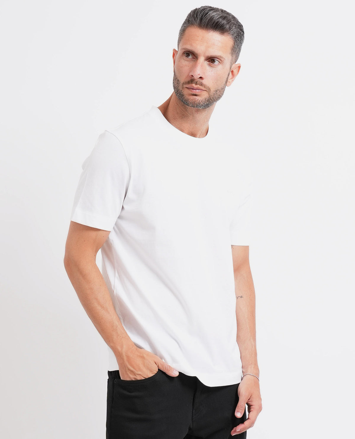 T-shirt in jersey di cotone Boss uomo 