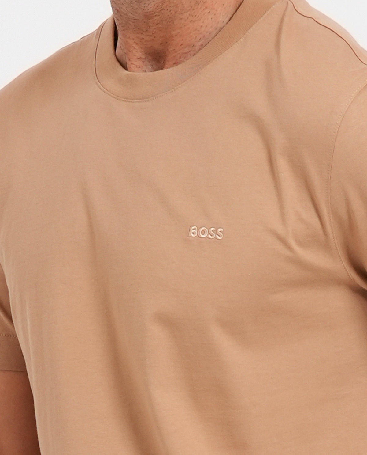 T-shirt in jersey di cotone Boss uomo 