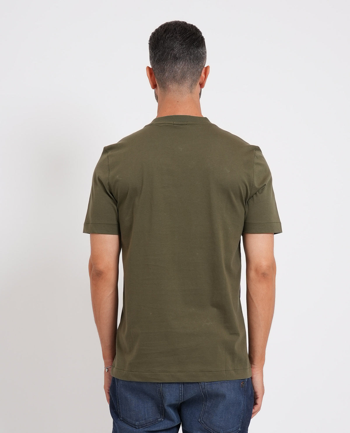 T-shirt in jersey di cotone Boss uomo 