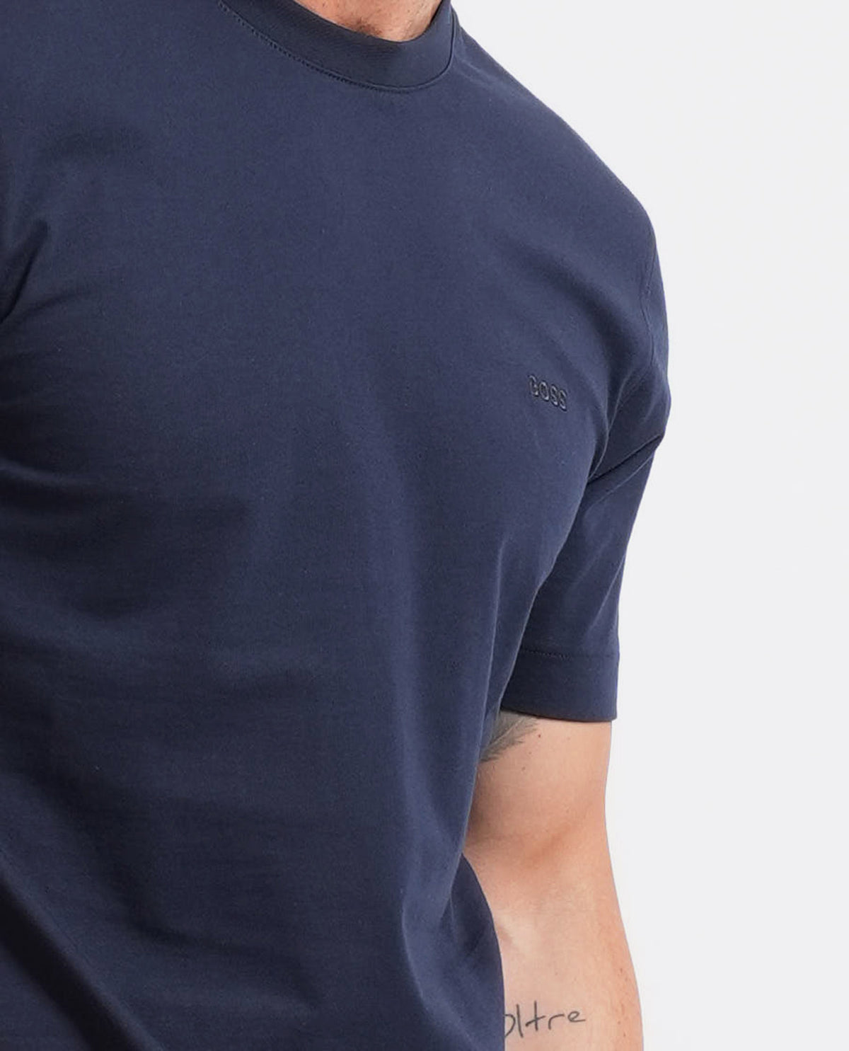 T-shirt in jersey di cotone Boss uomo 