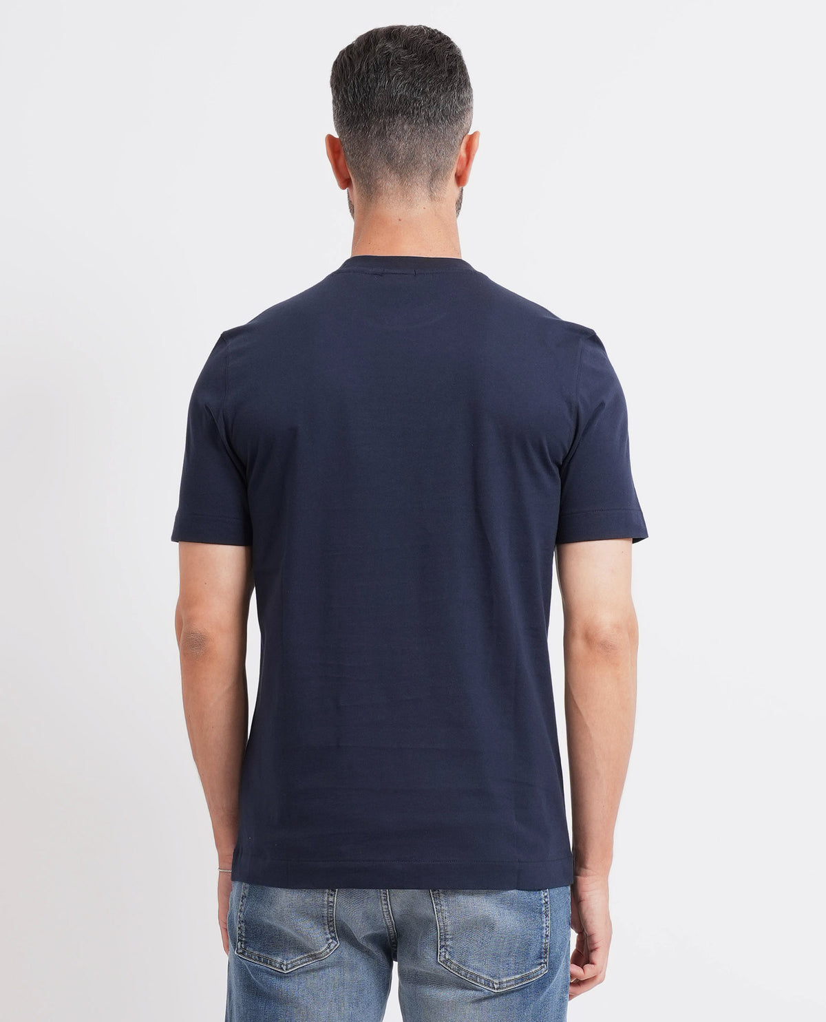T-shirt in jersey di cotone Boss uomo 