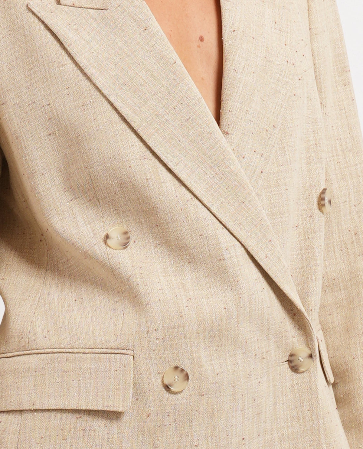 Blazer donna Boss regular fit con lavorazione a filo 