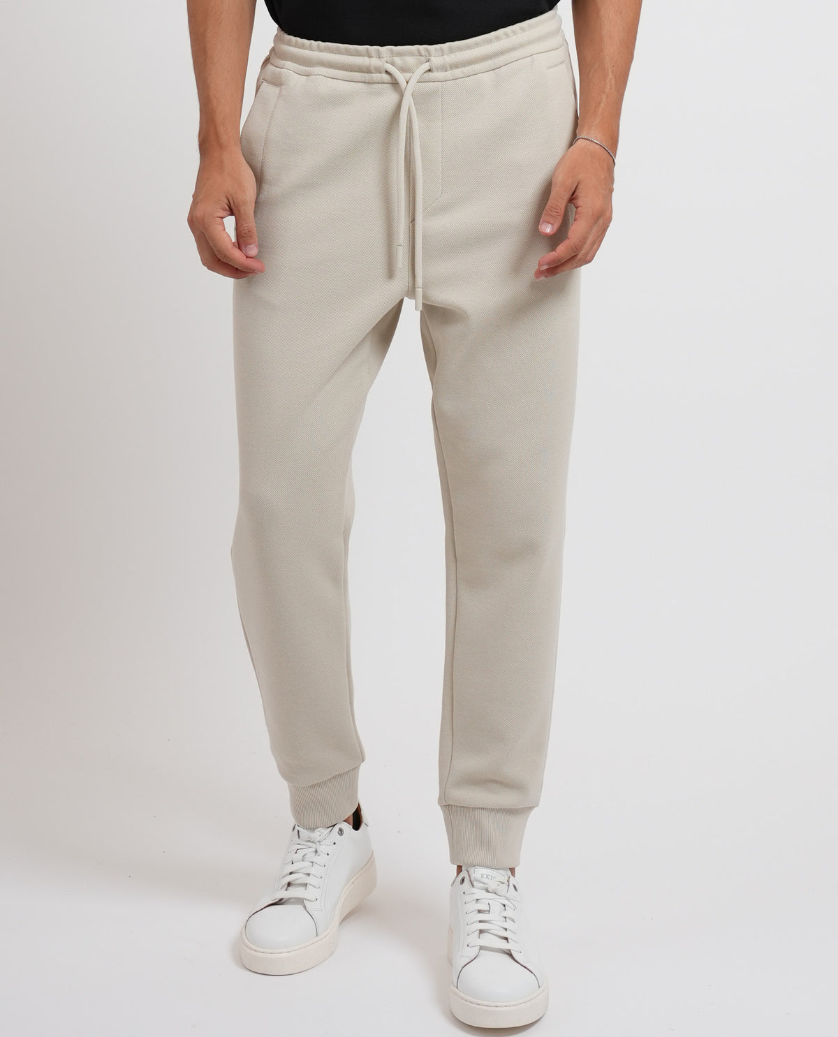 Pantaloni tuta Boss uomo in misto cotone 