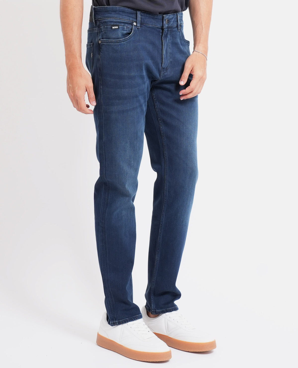 Jeans uomo Boss in misto cotone 