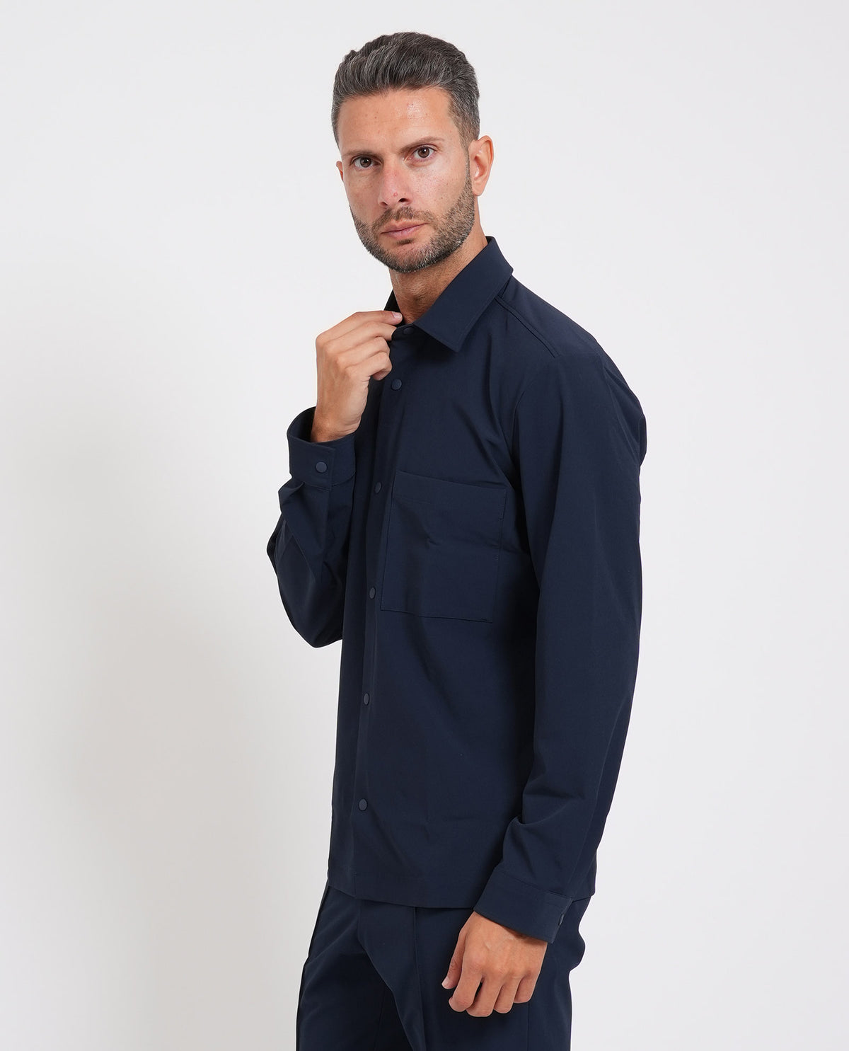 Camicia uomo Boss con tascone applicato 