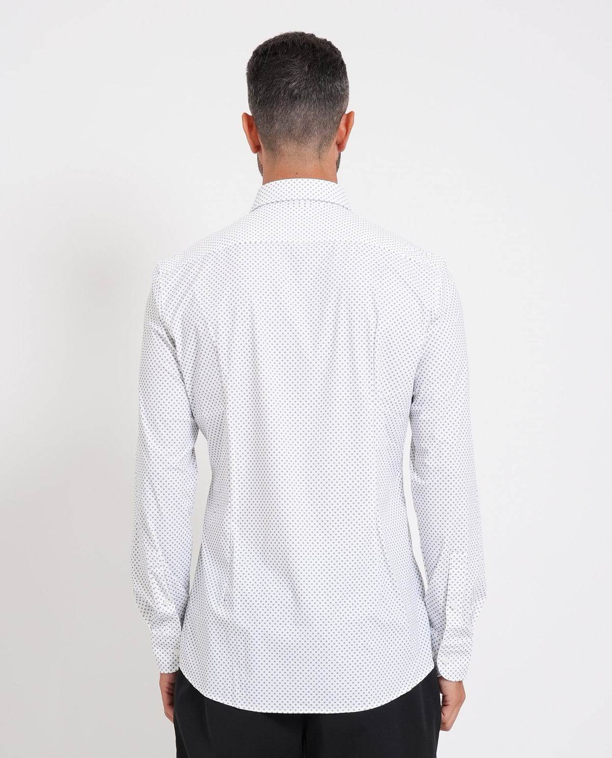 Camicia slim fit uomo Boss in tessuto elasticizzato 
