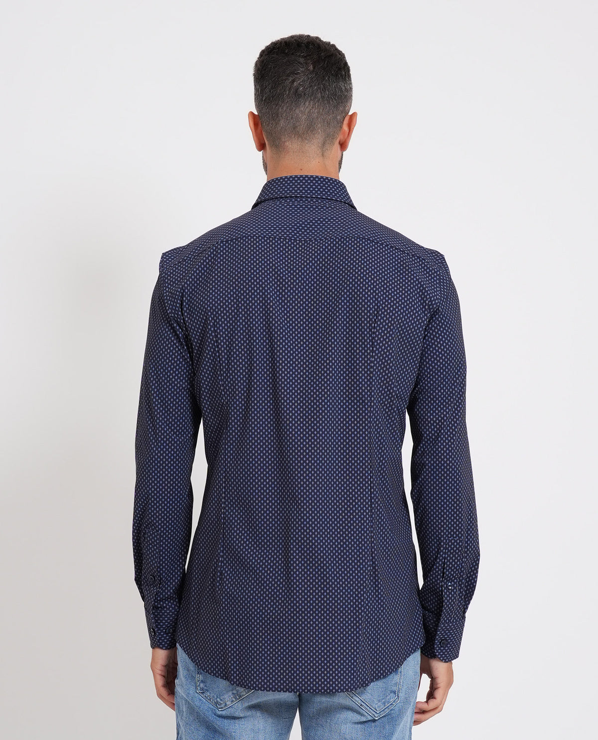 Camicia slim fit uomo Boss in tessuto elasticizzato<BR/> 