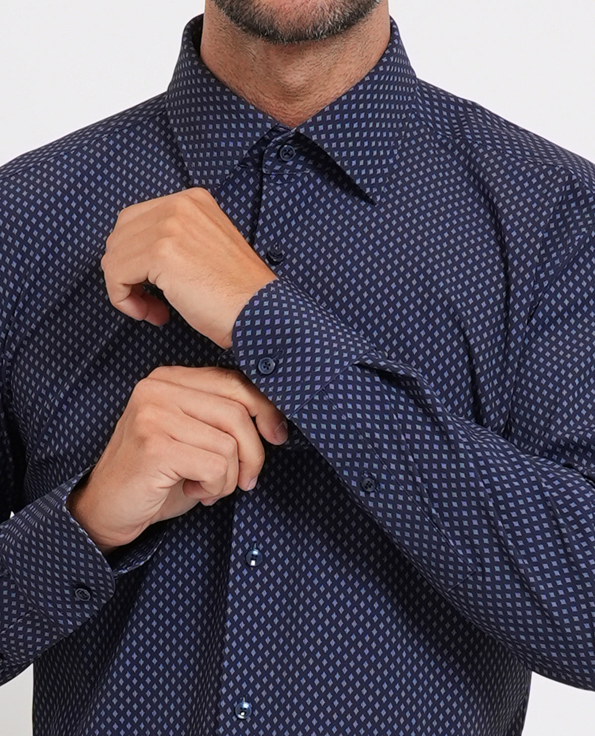 Camicia slim fit uomo Boss in tessuto elasticizzato<BR/> 