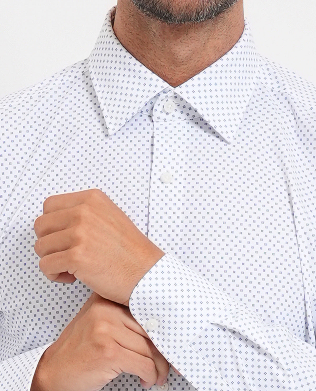 Camicia slim fit uomo Boss in tessuto elasticizzato<BR/> 
