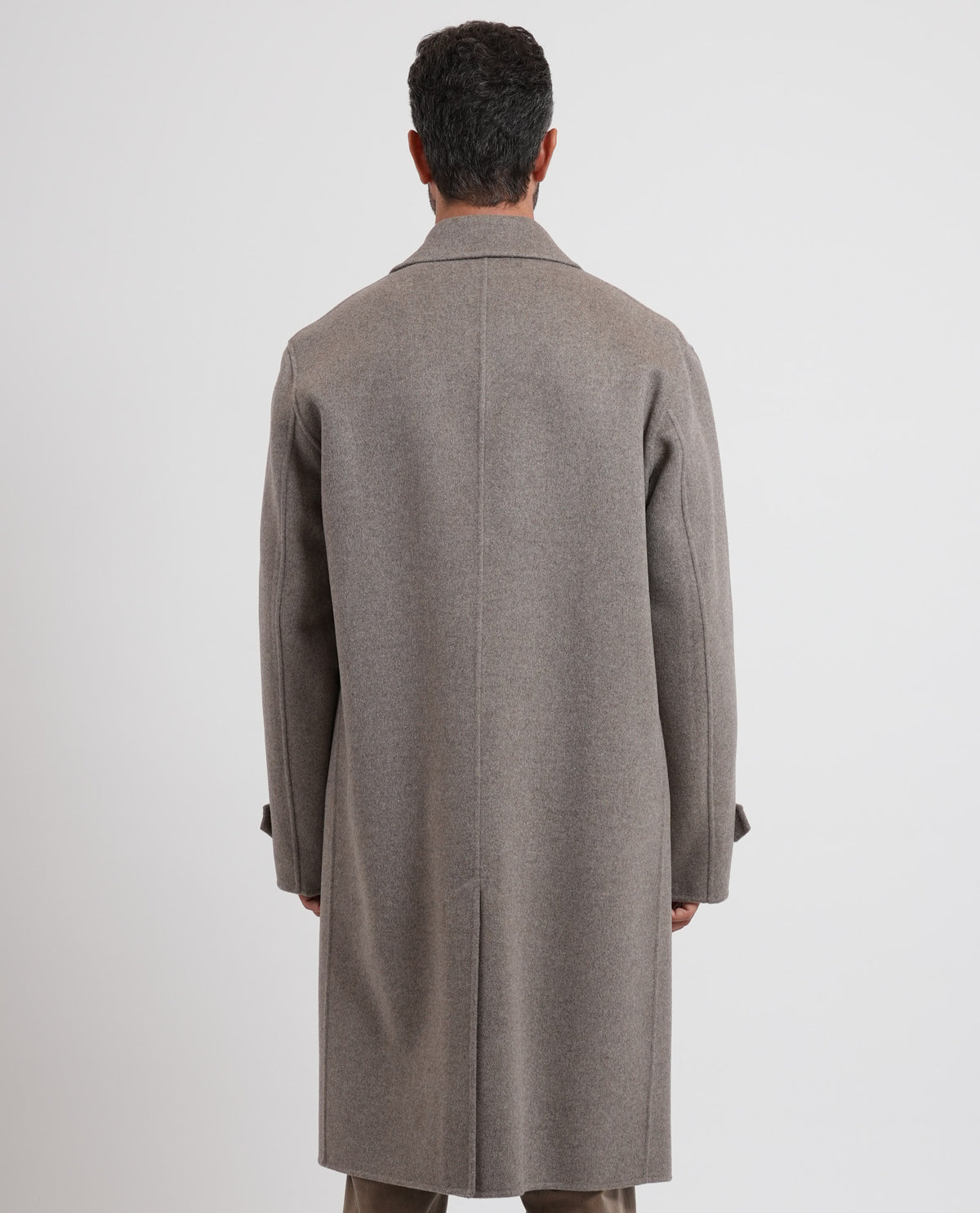 Cappotto lungo uomo di Boss in misto lana 